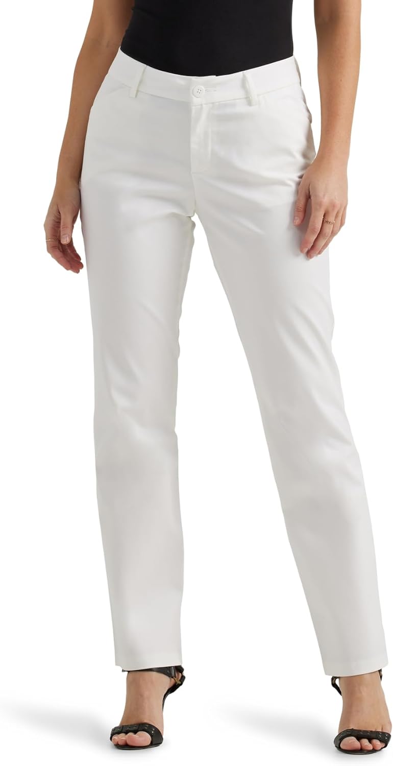 Lee Womens Wrinkle Free Relaxed Fit Straight Leg Pant Review