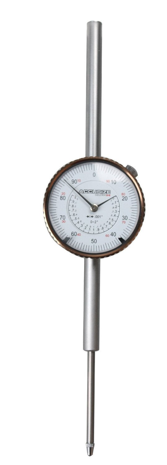 Accusize Industrial Tools 0-2ft' Dial Indicators for Precision