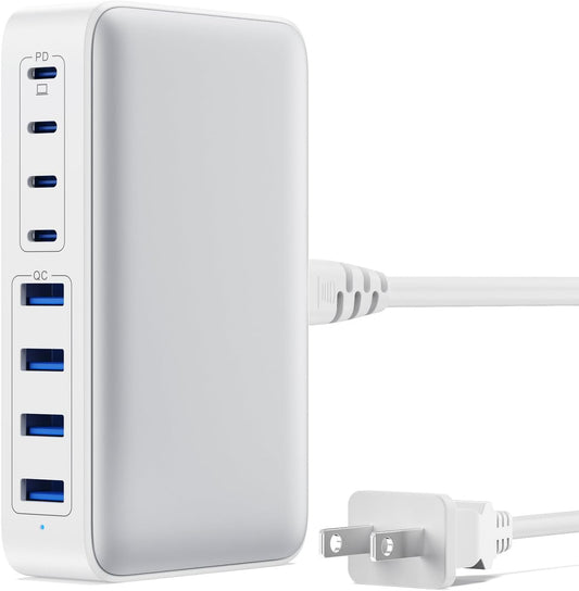 65W GaN 8-Port USB C Fast Charger - Ultimate Power Hub