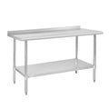Hally Stainless Steel Table 30 x 60 in - Heavy Duty Prep Table