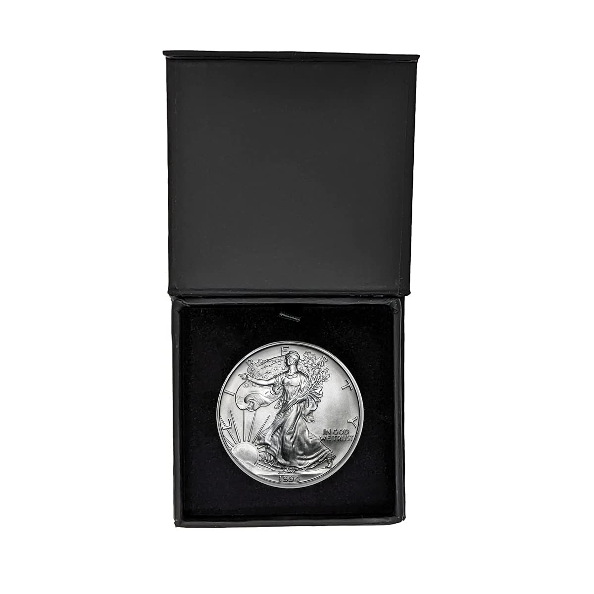 1994 U.S. Silver Eagle Coin in Black Gift Box - Uncirculated Dollar