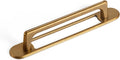 Goo-Ki Antique Brass Cabinet Pulls with Filigree Backplate - 2 Pack