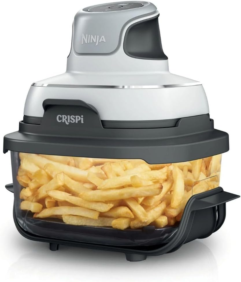 Compact 1500W Air Fryer: Oil-Free Ninja Crispi 3-in-1