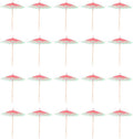 Tropical Party Watermelon Umbrella Picks Set