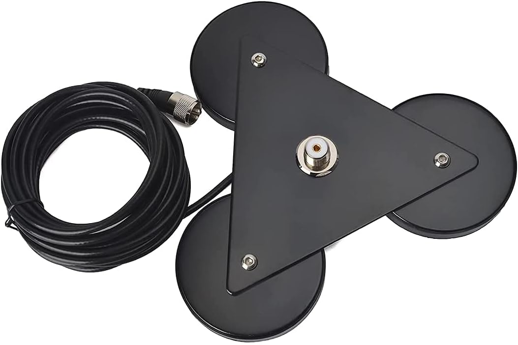 HYS Heavy Duty Mobile Car/Truck Magnet Mount Base with Cable