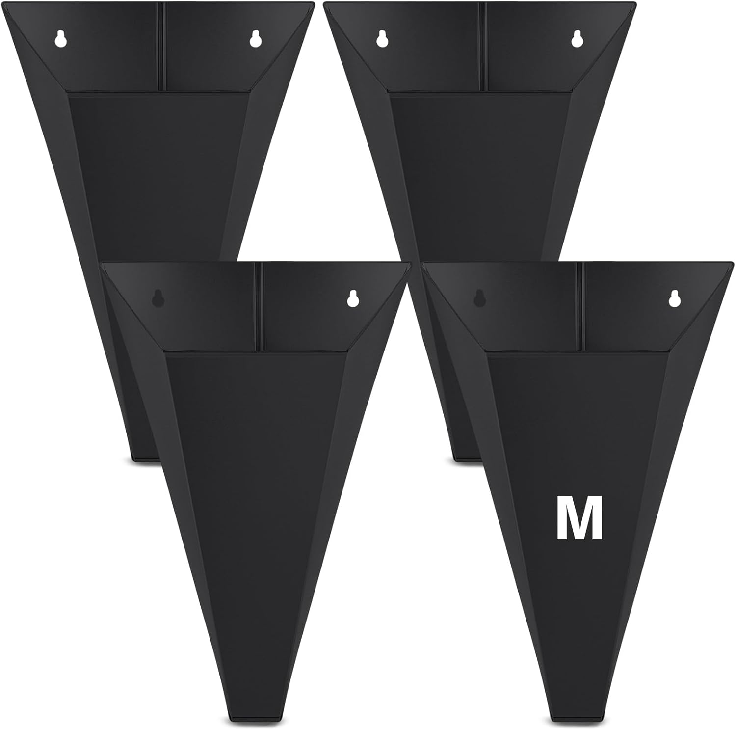 Mumufy 4 Pcs Medium Galvanized Steel Poultry Restraining Cones