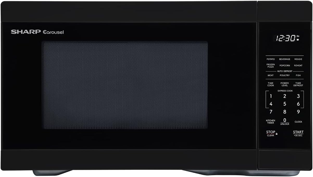 Sharp 1.1 CuFt Microwave Oven - 1000W Power