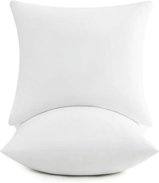 Fluffy Soft Throw Pillow Inserts for Couch and Home Decor