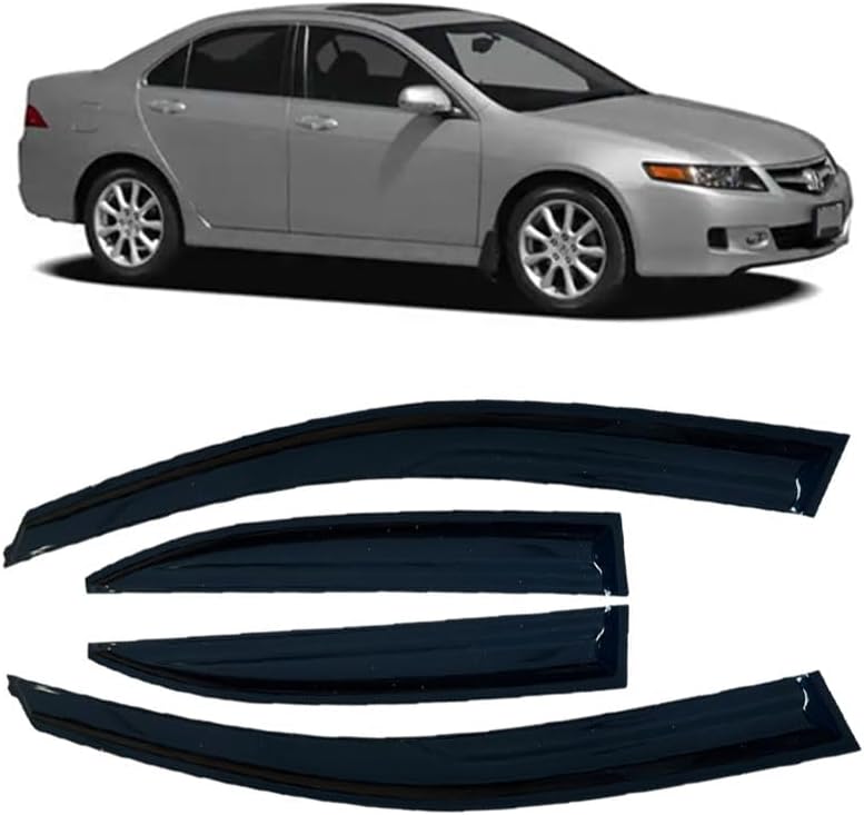 Window Visors Rain Guards for Acura TSX 2004 2005 2006 2007 2008