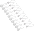 Magnetic Cable Clips 4.3 in/7.5 in White - Versatile Cable Organizer