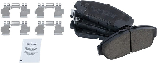 TRQ Front Brake Pads Ceramic for Acura Integra and Honda Civic