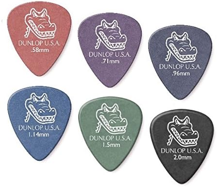Dunlop Gator Grip Picks Variety Pack - Maximum Control! 