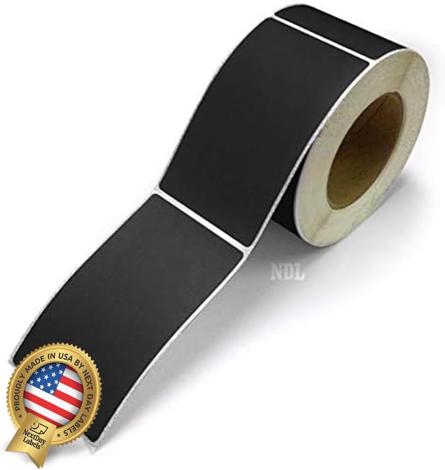 NextDayLabels 500 Rectangle Stickers for Color Coding Boxes