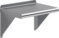 Stainless Steel Wall Shelf 12in x 16in - Durable Commercial Utility