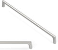 10 Pack Brushed Satin Nickel Cabinet Pulls 10 in (256mm) - Solid Zinc