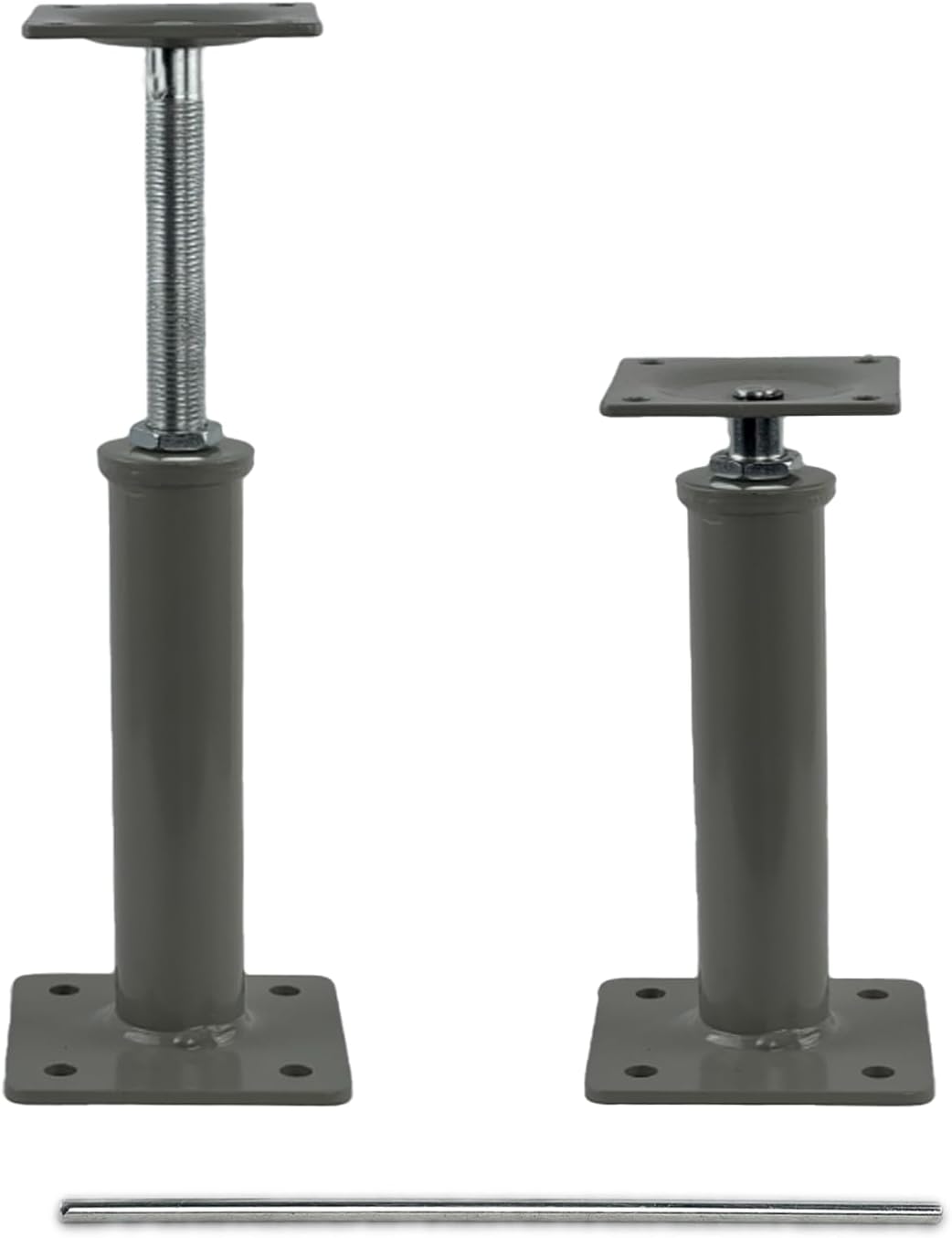 2 Pack Heavy Duty Adjustable Floor Jacks for Structural Support