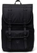 Herschel Little America Mid Backpack, Black Tonal - Commuter Ready