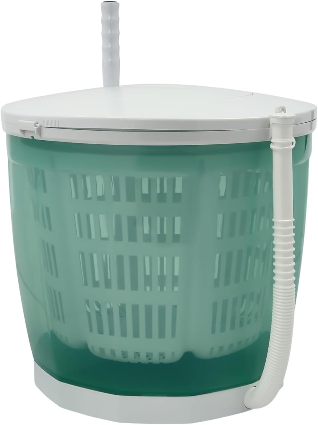 Portable 2-in-1 Manual Mini Washer & Spin Dryer - Non-Electric, Green