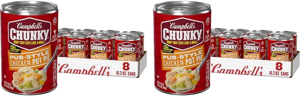Campbells Chunky Soup Pub-Style Chicken Pot Pie Soup, 16.3 Oz
