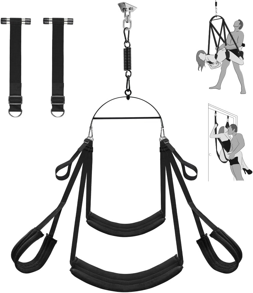 Enhanced Sex Swing 360 Degree Spinning Adult Sex Swing for Couples