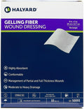 Gelling Fiber Wound Dressing 4 in x 5 in - Highly Absorbent, Gentle