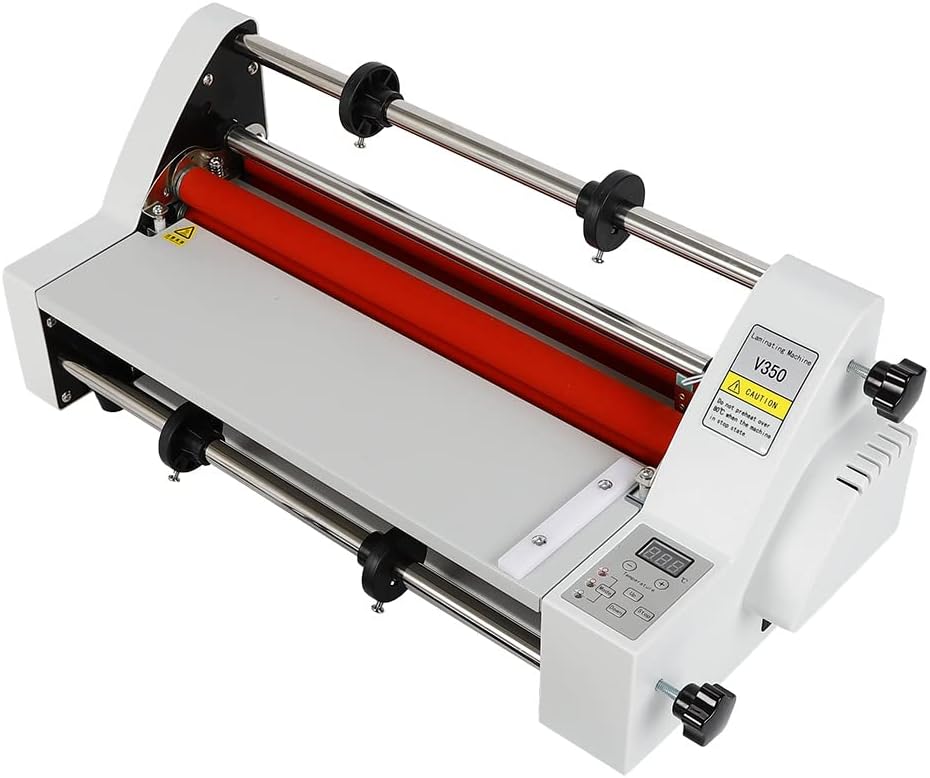 Fast & Efficient 13 Hot Cold Laminator - Perfect for Office Use!