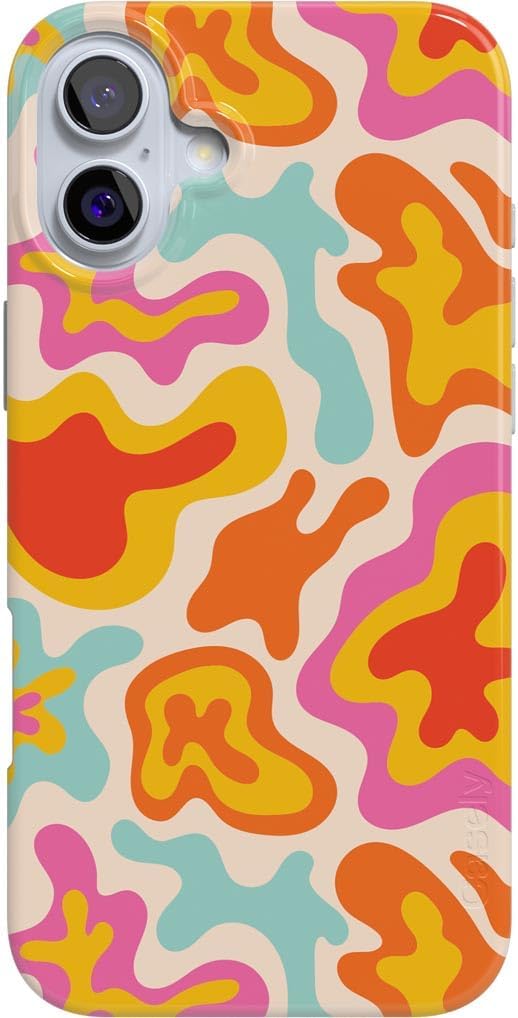 Casely iPhone 16 Plus Case - Tropical Color Splash Design