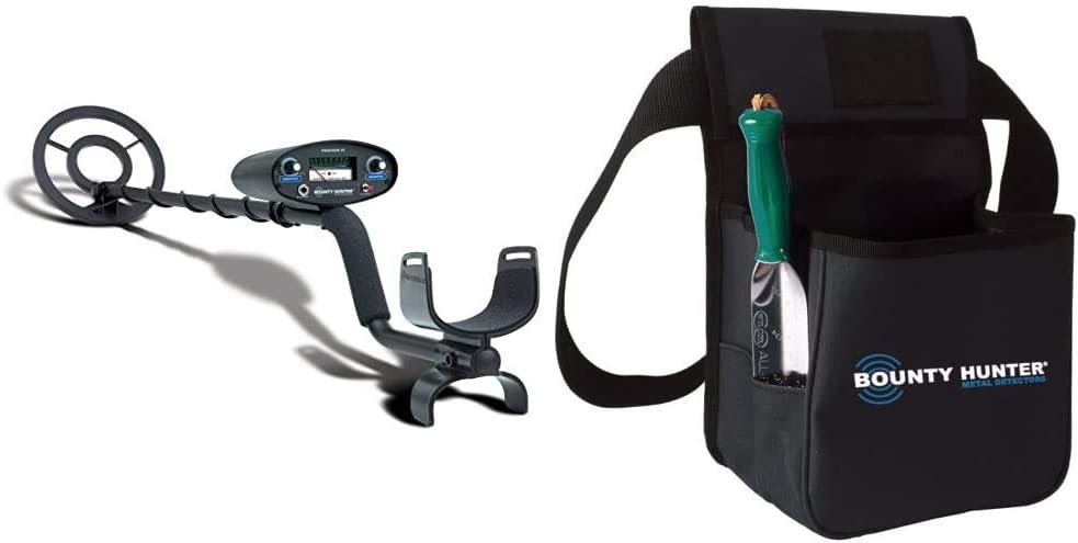 Bounty Hunter TK4 Tracker IV Metal Detector with Trowel Kit