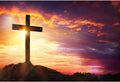 Jesus Christ Cross Photography Background 10x8ft - Sunrise Sepulcher