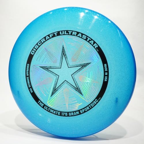 Discraft Ultrastar 175g Blue Sparkle Frisbee
