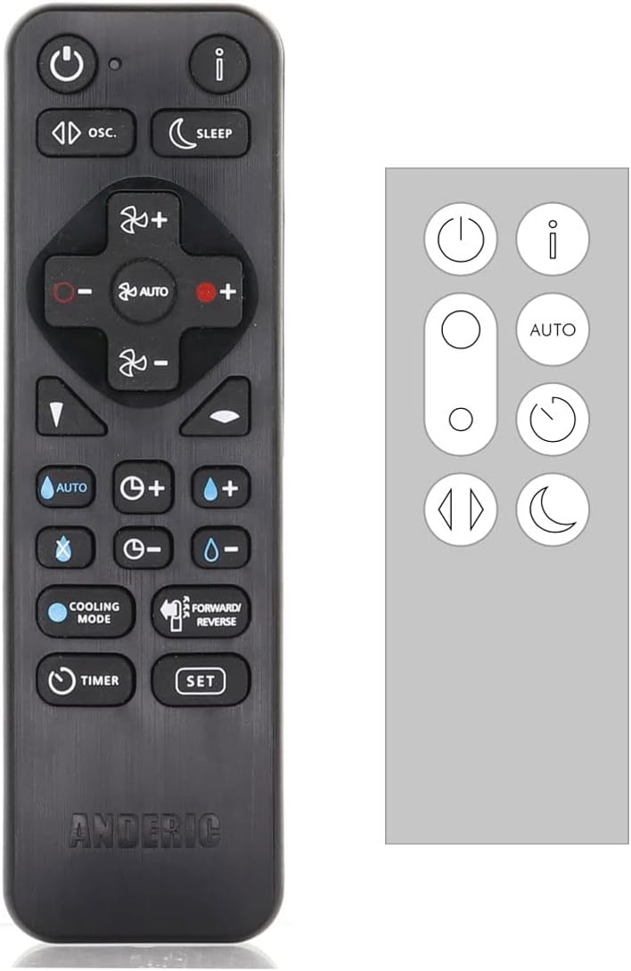 Universal Anderic Dyson TP05 Remote - Easy Control