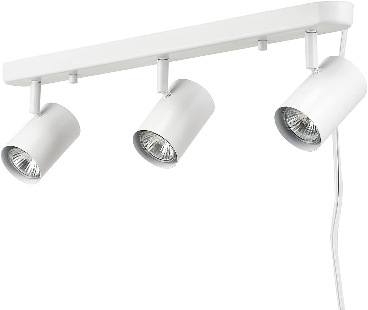 GLOBE Electric 60024 3-Light Plug-in Track Lighting for Modern Spaces
