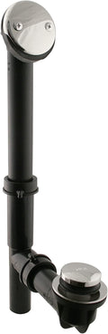 Westbrass 14 in Black Poly Tubular Bathtub Waste & Overflow Kit
