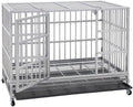 48/42/38 in Heavy Duty Indestructible Escape-Proof Dog Crate - XL