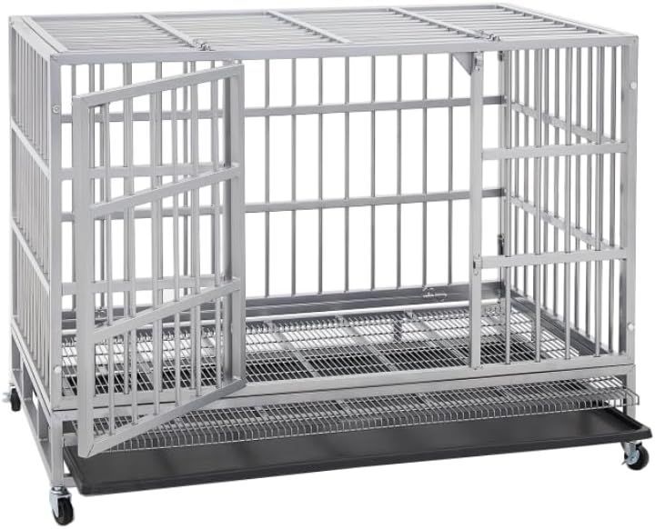 Heavy Duty Indestructible Dog Crate for Large Dogs XL XXL