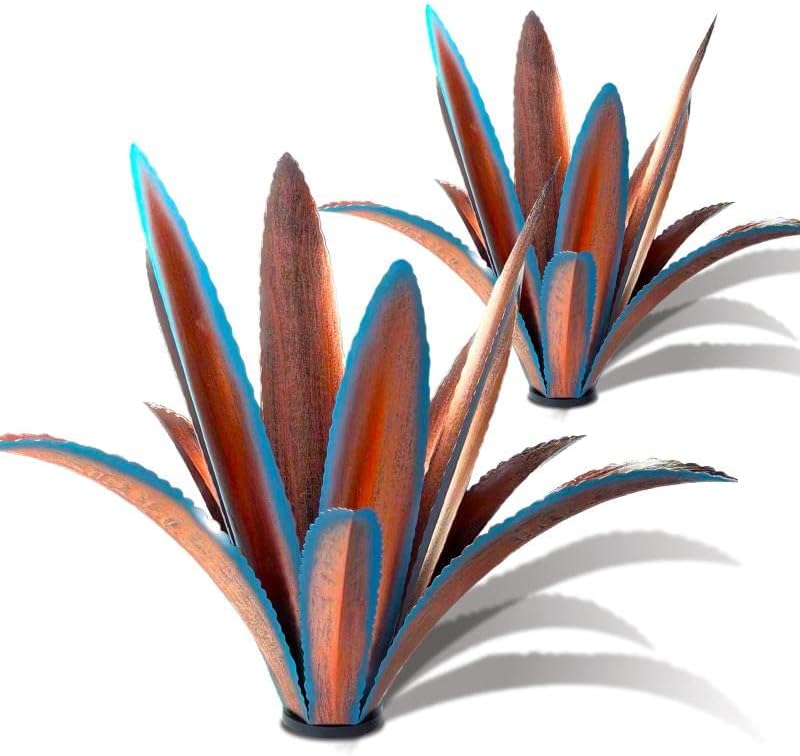 Agave Metal Plant Sculpture for Outdoor Garden Decoration