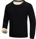 Men's Sherpa Lined Crewneck Fleece Sweatshirt - Warm Everyday Top