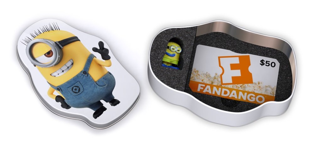Fandango Minions Tin Gift Card for Movie Lovers Everywhere