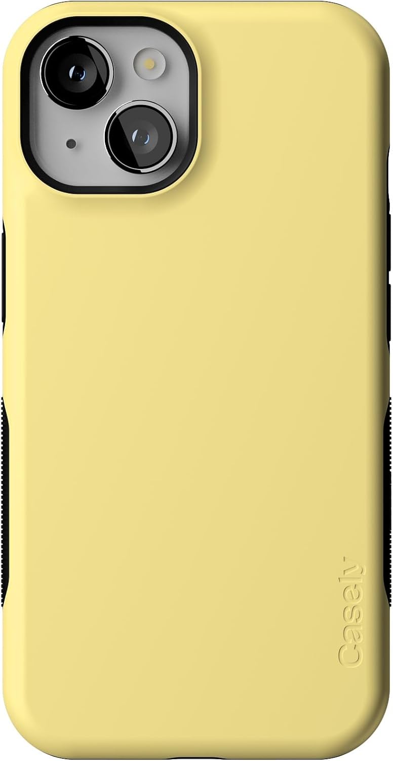 Bold Protective iPhone 14 Case in Butter Yellow by Casely