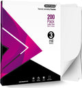 Thermal Laminating Pouches 3mil Letter Size (200 pack) - Clear