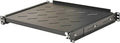 NavePoint Sliding Rack Vented Server Shelf 1U 19 in - Smooth Access