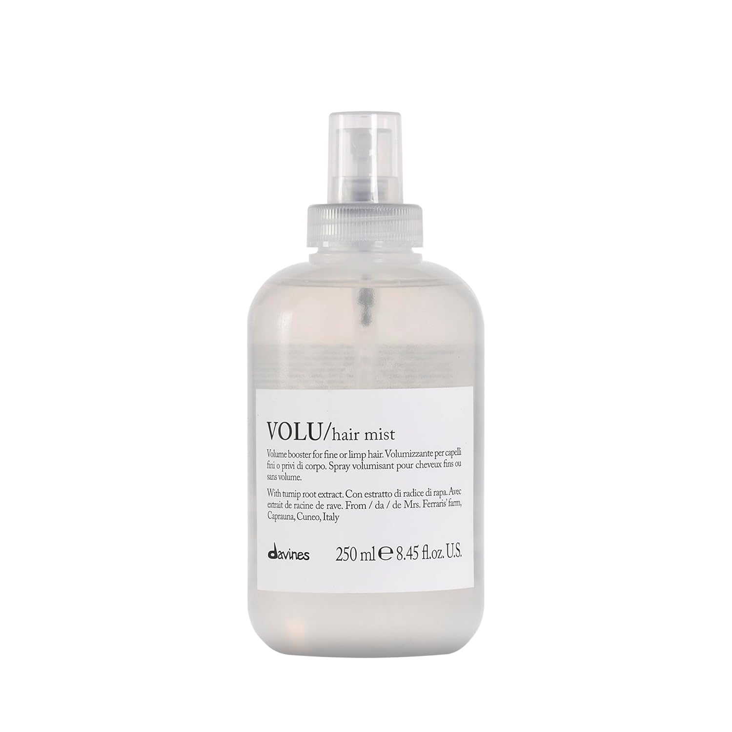 Davines VOLU Hair Mist for Volume and Shine in Limp Hair