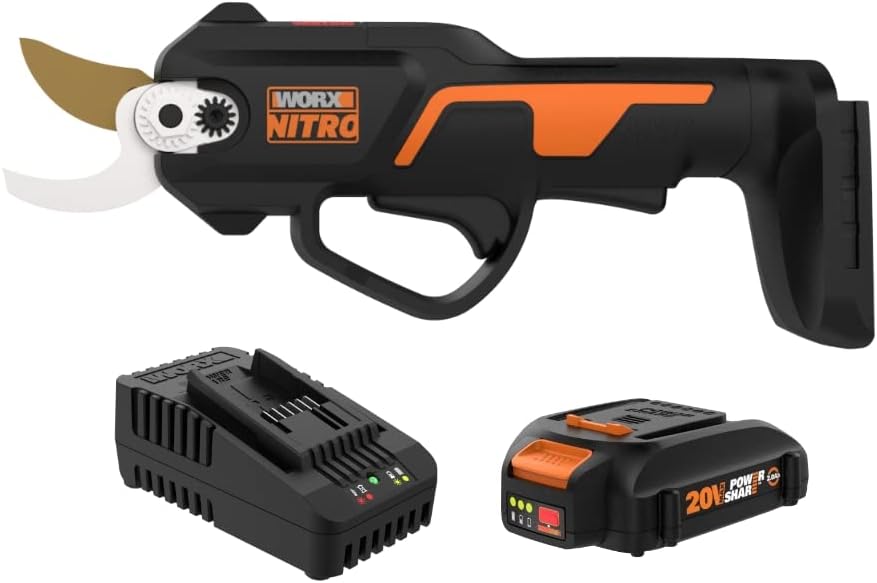 Worx 20V NITRO Pruning Shear for Effortless Garden Care