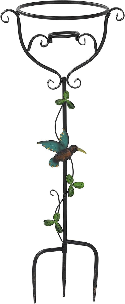 30.5 Gazing Ball Stand with Trident Base for 10 Inch Globes