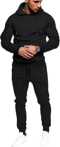 COOFANDY Men's Tracksuit 2 Piece Hoodie Sweatsuit Sets (Style DCM2)