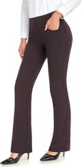 Safort Bootcut Yoga Pants with Pockets - Flared Dress Slacks Jewelry