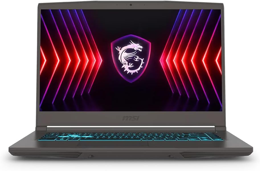 MSI Thin Gaming Laptop with 15.6in FHD 144Hz Display and RTX 3050