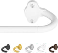 Adjustable White Room Darkening Curtain Rod Set - TVWOO