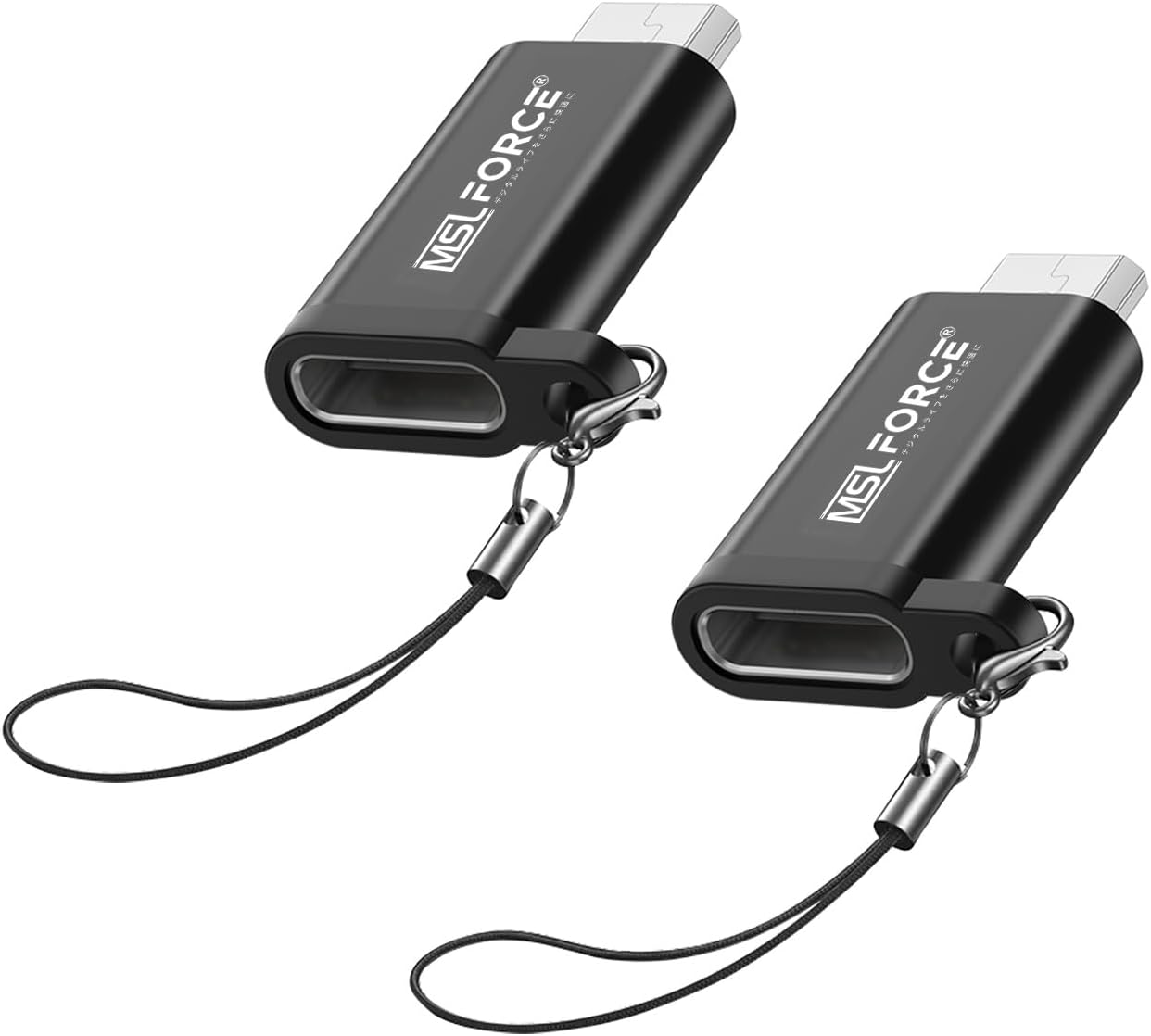 MSLFORCE 2-Pack USB-C to Micro USB Adapters