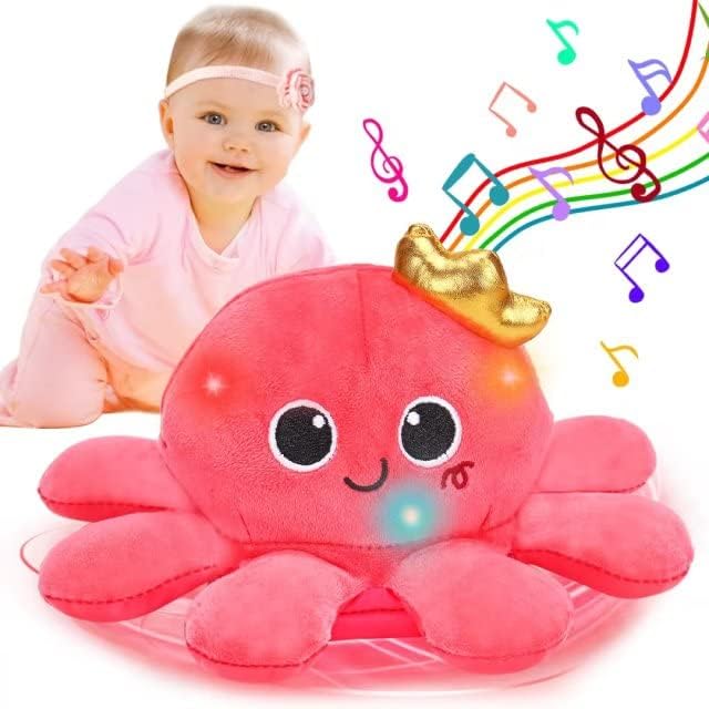 Musical Light-Up Octopus - Sensory Fun for Baby Girls!